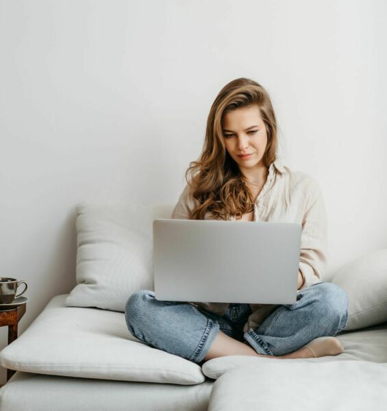 Woman on laptop