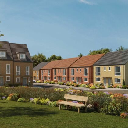 CGI Harbour Village Streetscene The Village Green