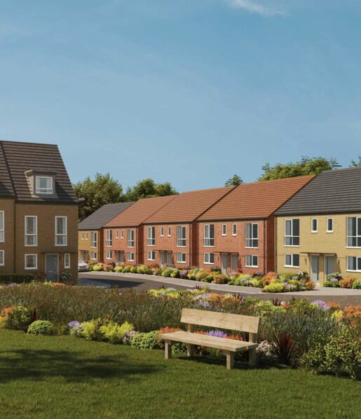 CGI Harbour Village Streetscene The Village Green